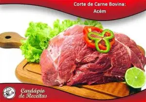 Corte de Carne Bovina: Acém.