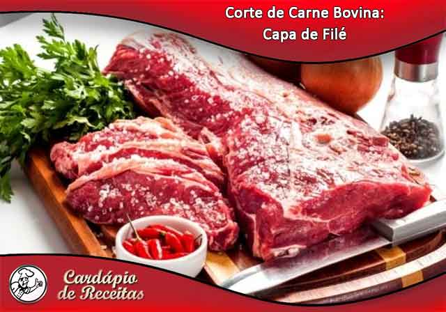 Corte de Carne Bovina: Capa de Filé.