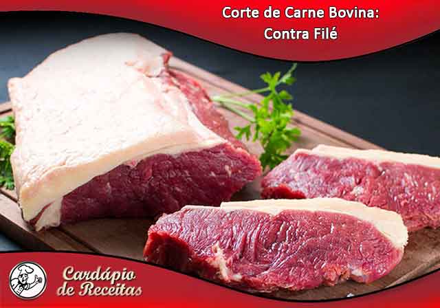 Corte de Carne Bovina: Contra Filé