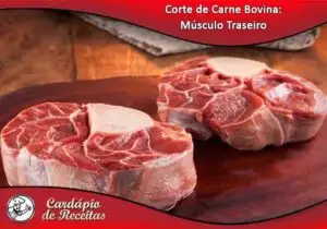 Corte de Carne Bovina: Músculo Traseiro.