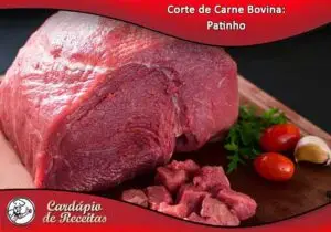 Corte de Carne Bovina: Patinho.