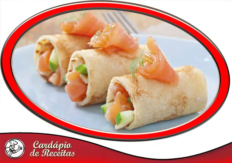 Crepe Rápido de Salmão