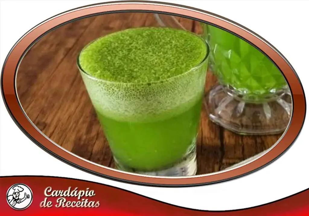 Suco Verde com Ora-Pro-Nóbis