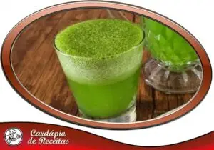 Suco verde com ora-pro-nóbis